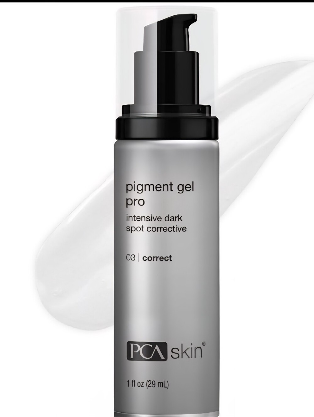 NIB PCA Skin Pigment Gel Pro - Silver/Black Bottle